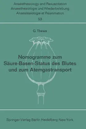 Thews |  Nomogramme zum Säure-Basen-Status des Blutes und zum Atemgastransport | eBook | Sack Fachmedien