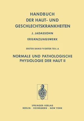 Bauer / Schwarz / Bohnert |  Normale und Pathologische Physiologie der Haut II | Buch |  Sack Fachmedien