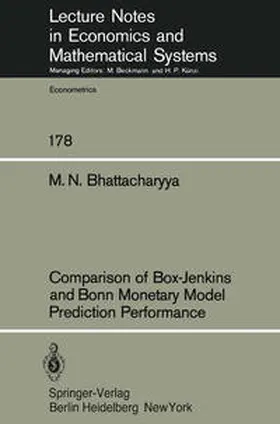 Bhattacharyya |  Comparison of Box-Jenkins and Bonn Monetary Model Predition Performance | eBook | Sack Fachmedien