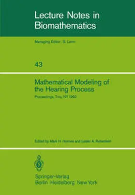 Holmes / Rubenfeld |  Mathematical Modeling of the Hearing Process | eBook | Sack Fachmedien