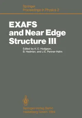 Hodgson / Hedman / Penner-Hahn | EXAFS and Near Edge Structure III | E-Book | sack.de
