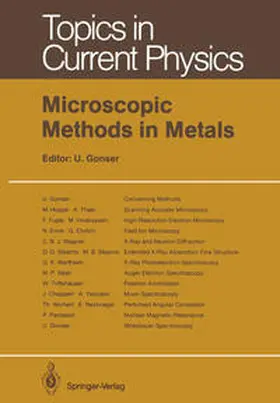 Gonser |  Microscopic Methods in Metals | eBook | Sack Fachmedien