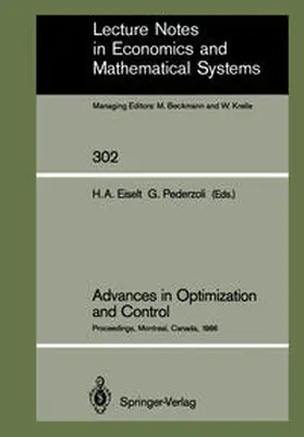 Eiselt / Pederzoli |  Advances in Optimization and Control | eBook | Sack Fachmedien