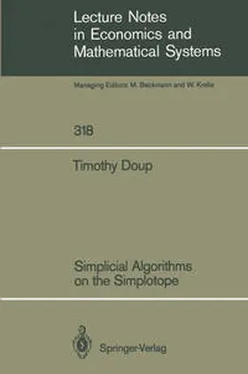 Doup |  Simplicial Algorithms on the Simplotope | eBook | Sack Fachmedien