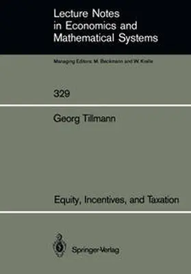 Tillmann |  Equity, Incentives, and Taxation | eBook | Sack Fachmedien