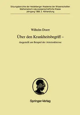 Doerr |  Über den Krankheitsbegriff — dargestellt am Beispiel der Arteriosklerose | eBook | Sack Fachmedien