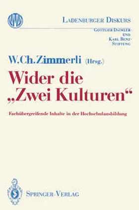 Zimmerli |  Wider die „Zwei Kulturen“ | eBook | Sack Fachmedien