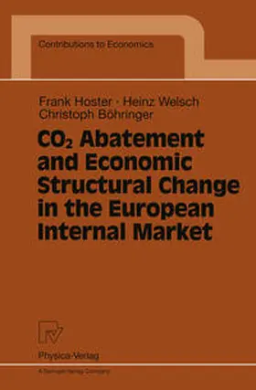 Hoster / Welsch / Böhringer | CO2 Abatement and Economic Structural Change in the European Internal Market | E-Book | sack.de