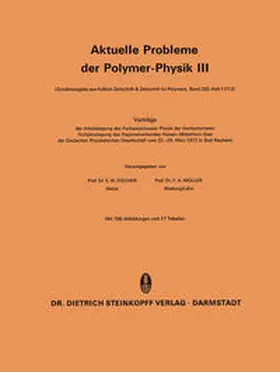 Fischer / Müller | Aktuelle Probleme der Polymer-Physik III | E-Book | www2.sack.de