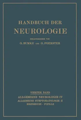 Bielschowksy / Jaensch / Riese |  Hirnnerven Pupille | Buch |  Sack Fachmedien