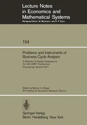 Strigel |  Problems and Instruments of Business Cycle Analysis | eBook | Sack Fachmedien