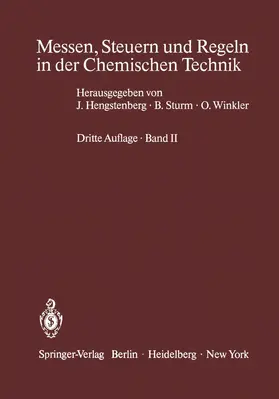 Hengstenberg / Winkler / Sturm |  Messen, Steuern und Regeln in der Chemischen Technik | Buch |  Sack Fachmedien