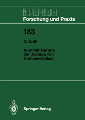 Krüll | Automatisierung der Justage von Drehankerrelais | E-Book | sack.de