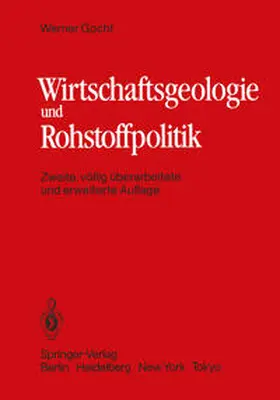 Gocht |  Wirtschaftsgeologie und Rohstoffpolitik | eBook | Sack Fachmedien
