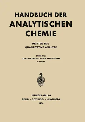 Garschagen / Weise / Kimpel |  Elemente der Sechsten Nebengruppe | Buch |  Sack Fachmedien