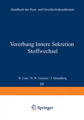 Lut? / Siemens / Strandberg | Vererbung Innere Sekretion Stoffwechsel | E-Book | sack.de