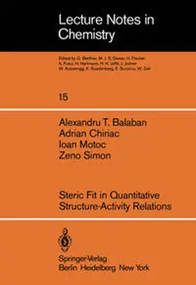 Balaban / Chiriac / Motoc |  Steric Fit in Quantitative Structure-Activity Relations | eBook | Sack Fachmedien