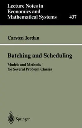 Jordan |  Batching and Scheduling | eBook | Sack Fachmedien