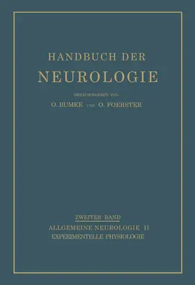 Berger / Winterstein / Brücke |  Experimentelle Physiologie | Buch |  Sack Fachmedien