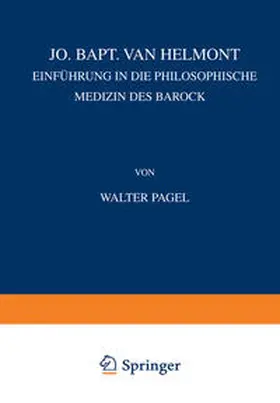 Pagel |  Jo. Bapt. van Helmont | eBook | Sack Fachmedien
