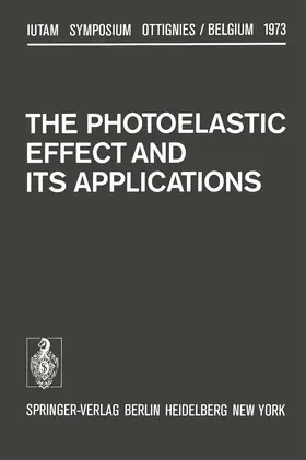 Kestens |  The Photoelastic Effect and Its Applications | Buch |  Sack Fachmedien