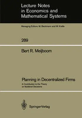Meijboom |  Planning in Decentralized Firms | eBook | Sack Fachmedien