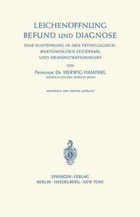 Hamperl |  Leichenöffnung Befund und Diagnose | eBook | Sack Fachmedien
