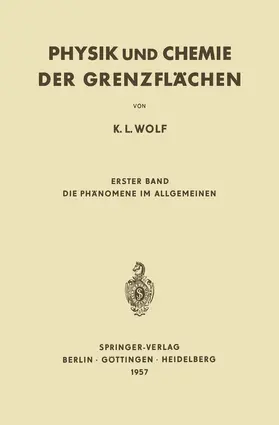 Wolf |  Physik und Chemie der Grenzflächen | Buch |  Sack Fachmedien