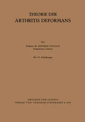 Staunig |  Theorie der Arthritis Deformans | eBook | Sack Fachmedien