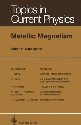 Capellmann |  Metallic Magnetism | Buch |  Sack Fachmedien