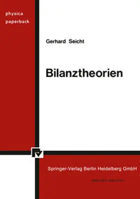 Seicht |  Bilanztheorien | eBook | Sack Fachmedien