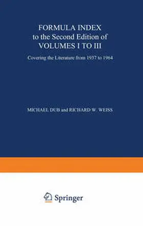  Formula Index to the Second Edition of Volume I to III | eBook | Sack Fachmedien