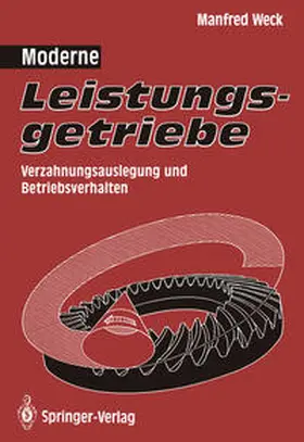 Weck |  Moderne Leistungsgetriebe | eBook | Sack Fachmedien