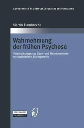 Hambrecht |  Wahrnehmung der frühen Psychose | eBook | Sack Fachmedien