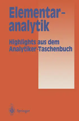 Günzler |  Elementaranalytik | eBook | Sack Fachmedien