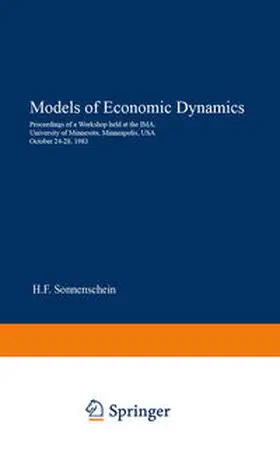 Sonnenschein |  Models of Economic Dynamics | eBook | Sack Fachmedien