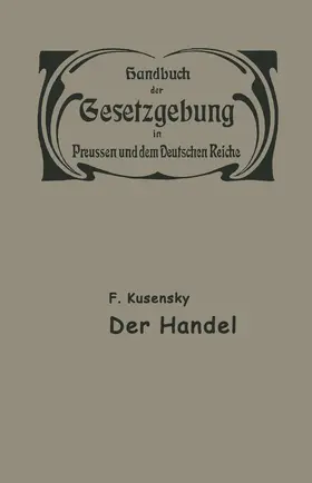 Lusensky |  Handel und Gewerbe | Buch |  Sack Fachmedien