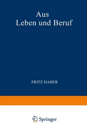 Haber |  Aus Leben und Beruf | Buch |  Sack Fachmedien