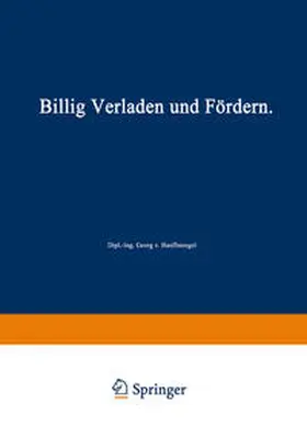 Hanffstengel |  Billig Verladen und Fördern | Buch |  Sack Fachmedien