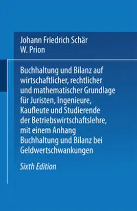 Schär / Prion |  Buchhaltung und Bilanz | eBook | Sack Fachmedien