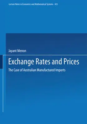 Menon |  Exchange Rates and Prices | eBook | Sack Fachmedien
