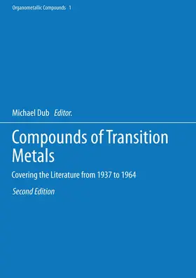 Dub |  Compounds of Transition Metals | Buch |  Sack Fachmedien