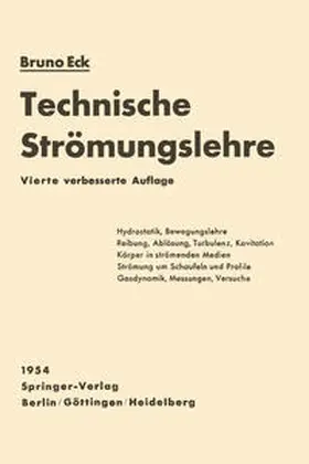 Eck |  Technische Strömungslehre | eBook | Sack Fachmedien
