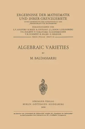 Baldassarri |  Algebraic Varieties | Buch |  Sack Fachmedien