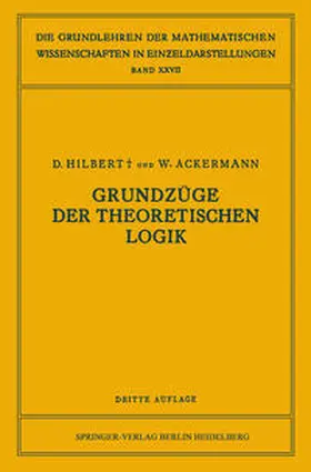 Hilbert / Ackermann |  Grundzüge der Theoretischen Logik | eBook | Sack Fachmedien