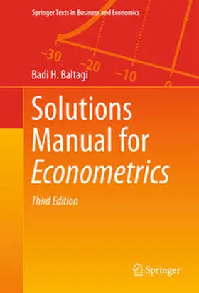 Baltagi | Solutions Manual for Econometrics | E-Book | sack.de