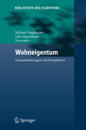 Voigtländer / Depenheuer |  Wohneigentum | Buch |  Sack Fachmedien