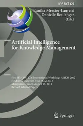 Mercier-Laurent / Boulanger |  Artificial Intelligence for Knowledge Management | eBook | Sack Fachmedien