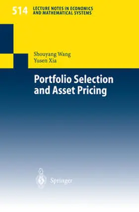 Wang / Xia | Portfolio Selection and Asset Pricing | E-Book | sack.de