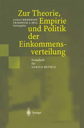 Menkhoff / Sell |  Zur Theorie, Empirie und Politik der Einkommensverteilung | eBook | Sack Fachmedien